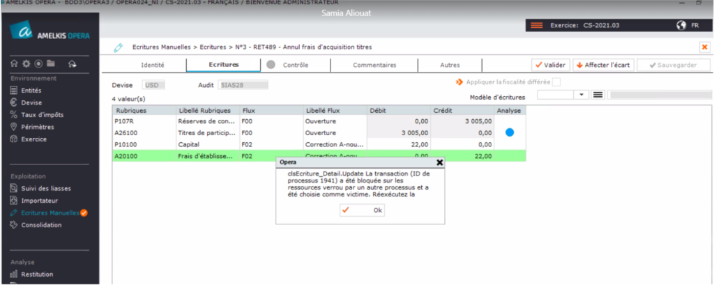 Amélioration process bug 2- Amelkis Intercompany